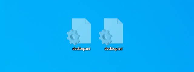C'est quoi le fichier desktop.ini ?